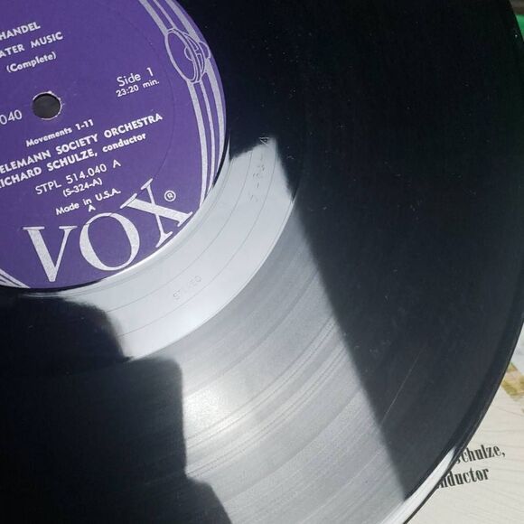 Handel Telemann Society Orchestra Classical Vinyl Record - Picture 13 of 15
